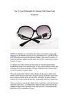 Tips To Look Fashionable For Summer With Cheap Fendi Sunglasses