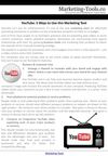 Youtube 5 Ways To Use This Marketing Tool