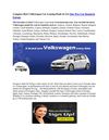 Compare Best Volkswagen Car Leasing Deals & Get One Way Car Rental in Europe