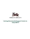 Getting Started with Support Centre | Tally Synchronization | Tally Services | International Solutions Provider