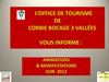 Programme manifestations et animations Juin 2012