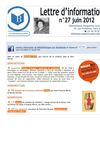 info-lettre du mois de juin 2012