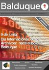 Balduque. Boletín Semestral de la Asociación de Archiveros de Extremadura. Junio 2012. Nº 1