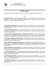 PROTOCOLLO DI INTESA PER IL SOSTEGNO