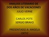 Análisis literario de dos años De vacaciones
