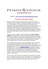 Investing in Silver Penny Stocks