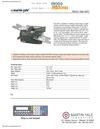 Martin Yale 2051 SmartFold Auto Friction Paper Folder Spec Sheet