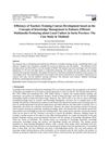 Efficiency of Teachers Training Courses Development based on the Concepts of Knowledge Management to Enhance...