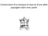 Kiosque en bois