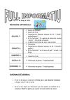 Full informatiu del 7 a l'11 de maig de 2012