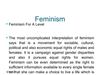  Feminists