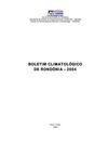 BOLETIM CLIMATOLÓGICO RONDÔNIA 2004