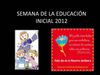 SEMANA DE LA EDUCACIÓN INICIAL 2012_CALAMEO