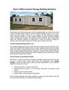 Keen’s Offers Custom Storage Building Solutions