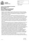 Comunicación subsanación Convenio Seguridad‏