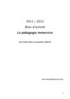 Bilan d'activité 2012 - les mondes virtuels en pédagogie 