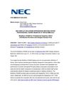 NEC DISPLAY SOLUTIONS INTRODUCES NEW MULTISYNC PROFESSIONAL SERIES MONITOR AT INFOCOMM 2012 