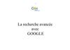Rechercher avec GOOGLE