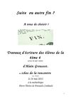 Suite ou fin : textes des élèves de la 4ème 4 autour de romans d'Alain Grousset