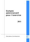 Compte administratif 2011 : états spéciaux d'arrondissements