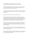 Online Affiliate Marketing For Home Business