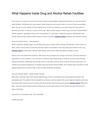 What Happens Inside Drug and Alcohol Rehab Facilities 