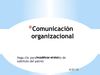 comunicacion organizacional