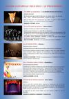 Pré Programme Saison 2012-2013