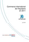 Etude Commerce International de l'Aquitaine en 2011 - Juin 2012