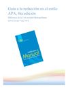 Manual APA 6ta Edición 