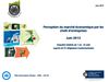 Juin 2012 Perception du marché économique par les chefs d’entreprises du 22