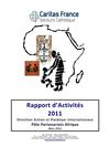 Rapport d’Activités 2011 du Département Afrique du Secours Catholique