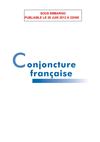 Note de conjoncture de l'INSEE - 26 juin 2012