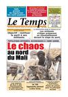 Le Temps d'Algérie Edition du Jeudi 28 Juin 2012