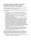 The Best Features Of Radio Frequency Identification (RFID) Technology