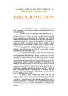"BERCY, BEAUCOUP !"