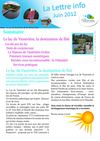 Lettre Info Maison de Vassivière - Juin 2012