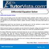 Differential Equation Solver