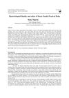Bacteriological Quality and safety of Street Vended Foods in Delta State, Nigeria