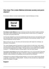 <h1>How does The Linden Method eliminate anxiety and panic attacks?</h1>