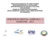 Portfolio 1º Semestre - 2012