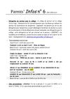 parents'infos n°6