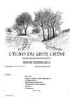 L'écho du gros chêne - février 2012