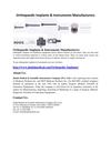 Orthopaedic Implants & Instruments Manufacturers