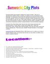  SunWorld City Plots