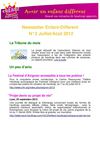 Newsletter Enfant-Different.org juillet/août 2012