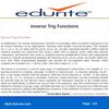 Inverse Trig Functions 