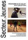 Programme Animations Jeunesse Eté 2012
