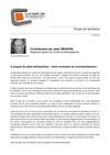 Contribution de Jean RENARD - Pôle métropolitain