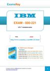 Free IBM 000-221 Exam PDF | Examskey